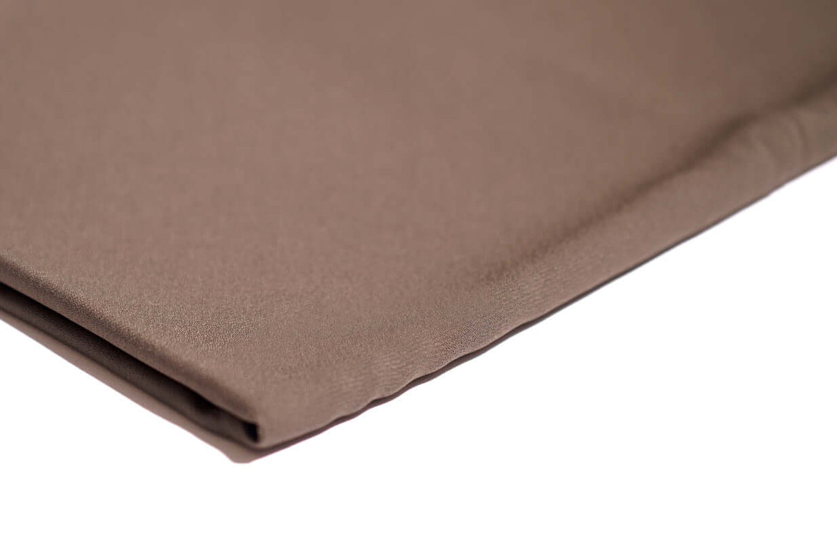 Hijab crêpe de luxe marron claire
