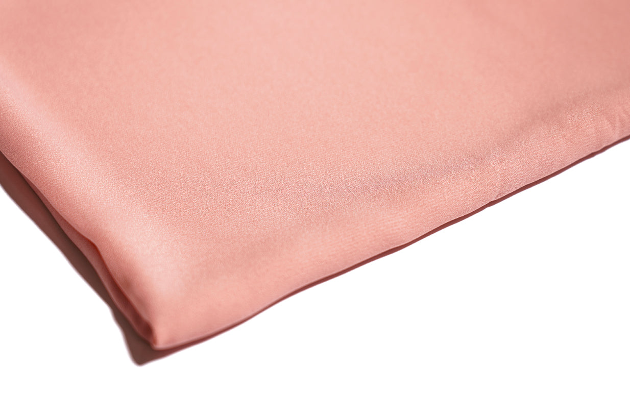 Hijab crêpe de luxe rose
