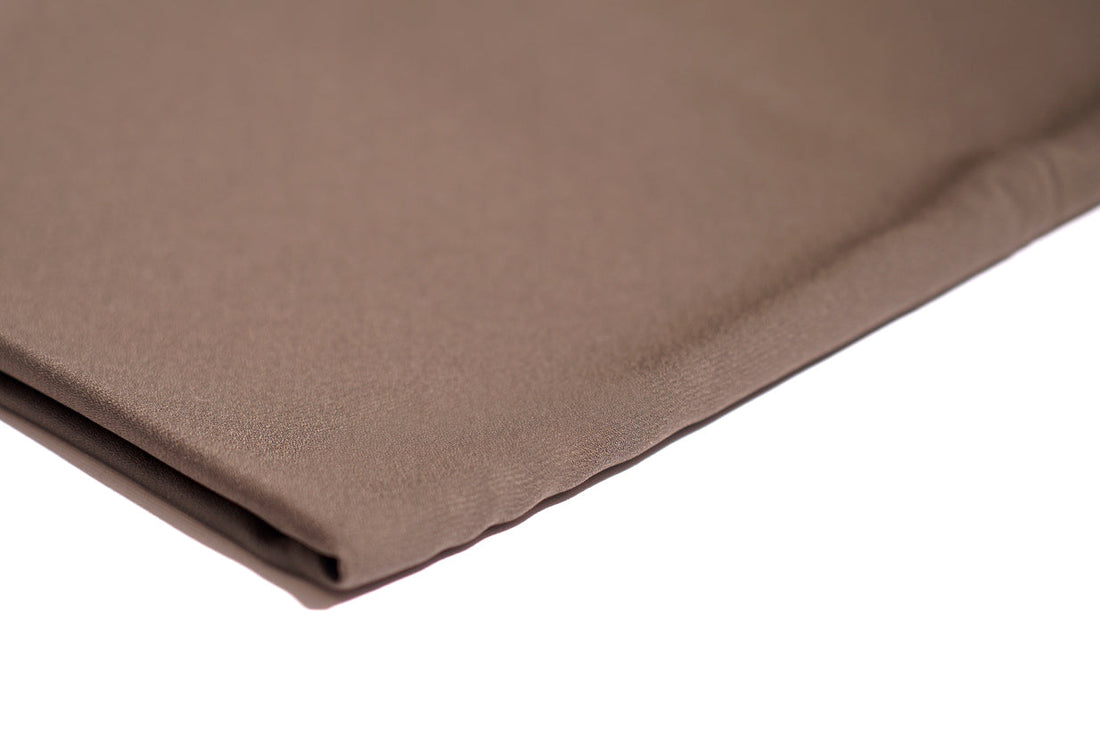 Hijab crêpe de luxe marron claire